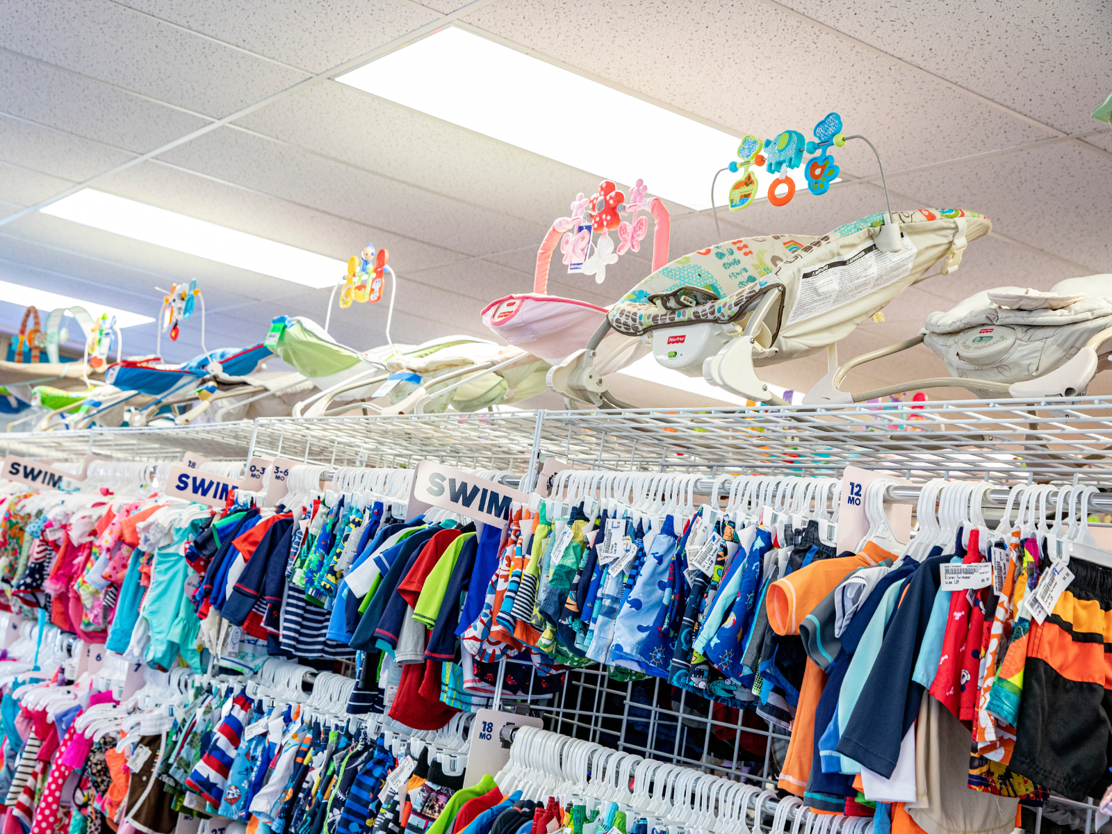 interior of once upon a child store